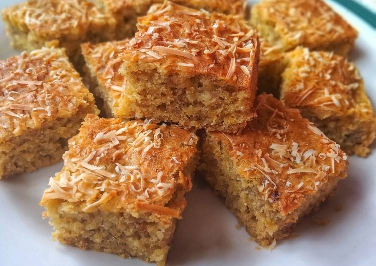 Mudah Cepat Memasak Banana oat cake Ala Warteg