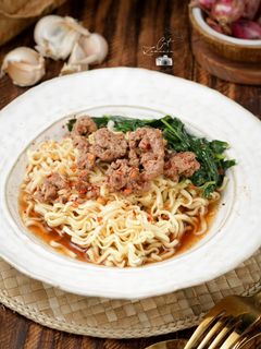 Foto resep Mie ayam kuah kecap