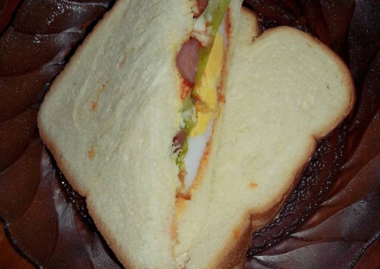 Sandwich (sarapan bergizi tp alakadar nya)