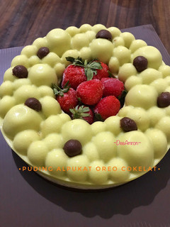Foto resep Puding Alpukat Oreo Cokelat