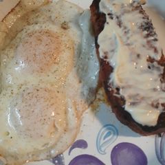A picture of Leftover Meatloaf low-carb Breakfast.