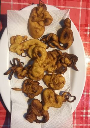 Una foto de Rosquillas dulces fritas