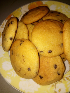 A picture of Chocolate chip cookies.