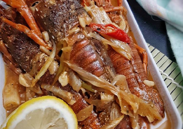 Resep Lobster Saus Tiram Anti Gagal