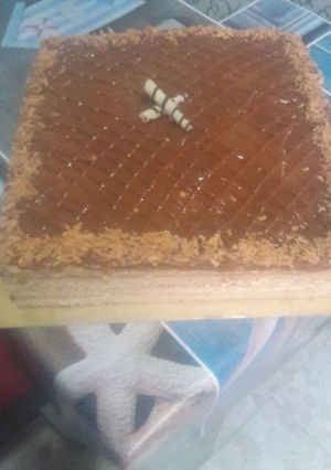 صورة لوصفة كعكه ريبات حلاف
