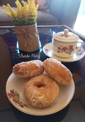 Foto resep Donat Gula Karamel eggless 1x proofing saja