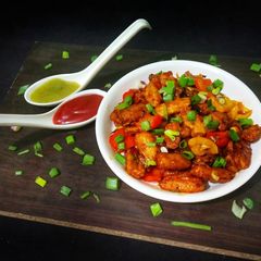 A picture of Baby Corn Manchurian.
