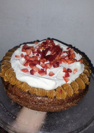 Una foto de Marquise con frutillas 🍓
