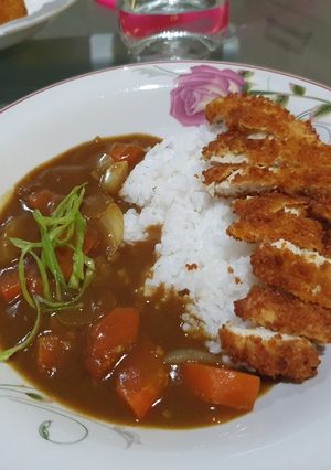 Foto resep 14. Japanese Curry Rice + Chicken Katsu