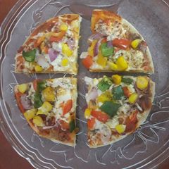 A picture of Vegetable pizza.