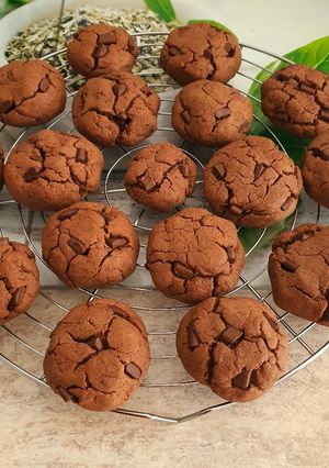 Une photo de Cookies choco / beurre de cacahuètes