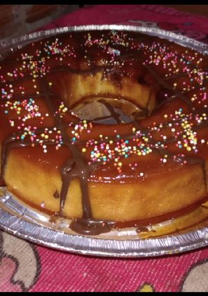 Una foto de Budín de pan ☺️😋
