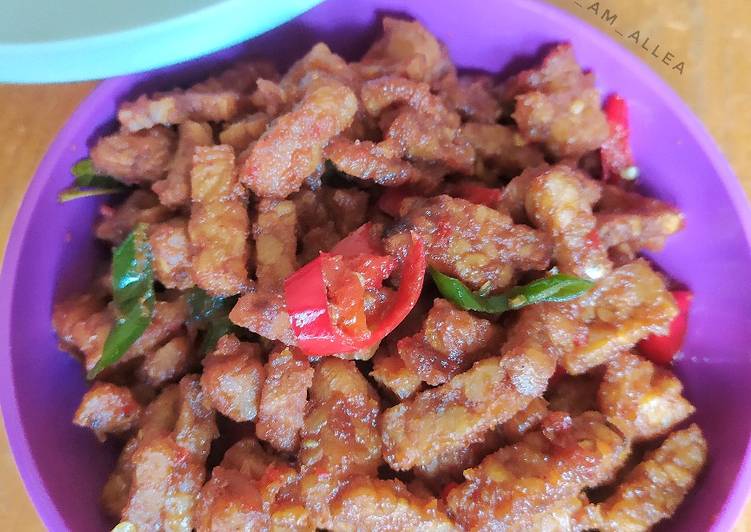 Bagaimana Membuat Kering Tempe Pedas Manis Anti Gagal