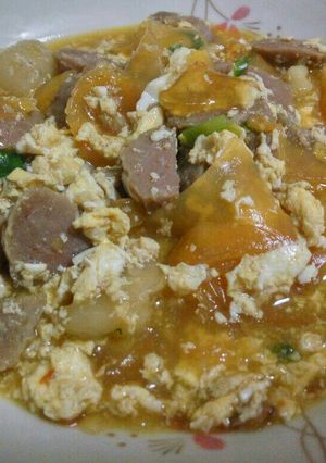 Foto resep Seblak kerupuk baso simple