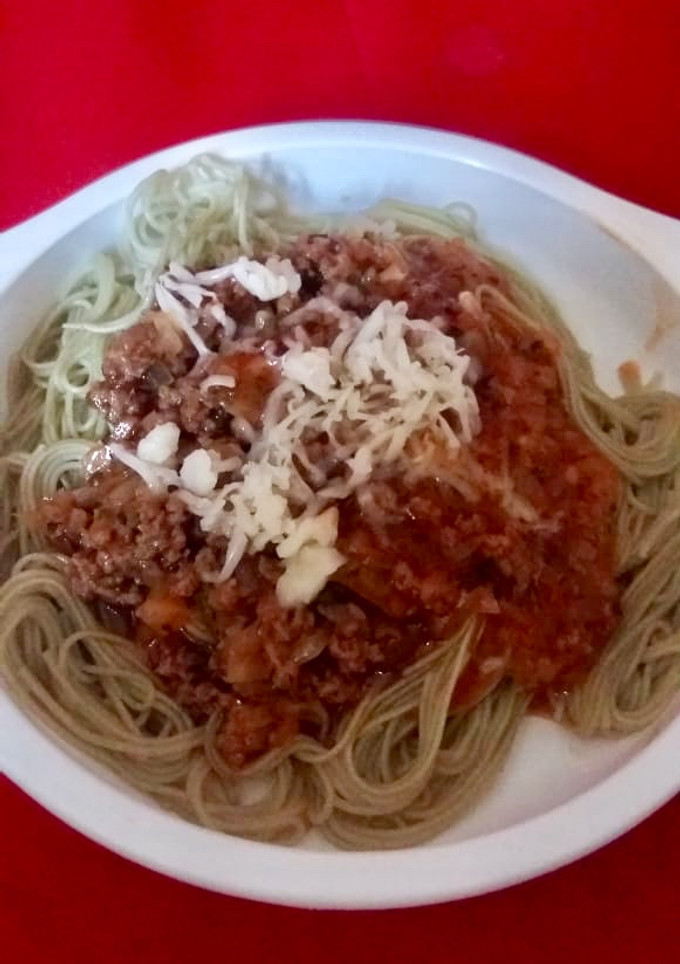 Foto resep Spaghetti Bolognese 12+M #BringBackMemories