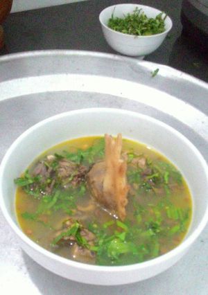 Hình của món Xúp gà.