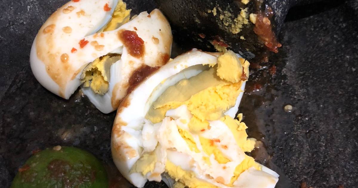 Resep Telur Rebus Sambal Terasi Oleh Monique Adriant Cookpad