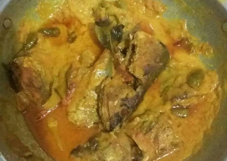 Langkah Membuat Ikan kembung bumbu acar kuning, Menggugah Selera