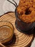Donuts de pollo en freidora de aire y robot de cocina