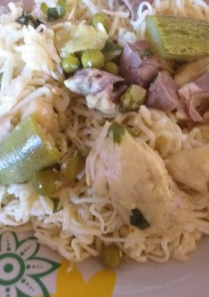 صورة لوصفة الرشتة بالخضار