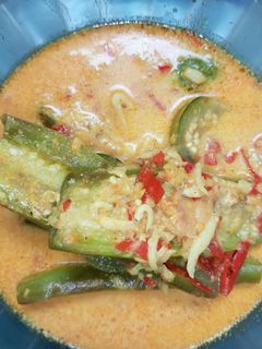 Foto resep Terong&teri kuah santan