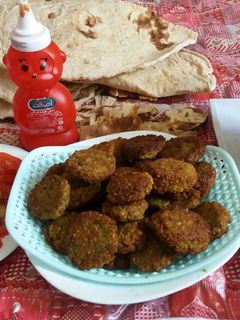 عکسی از دستور فلافل خونگی