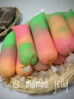Foto resep Es mambo jelly pelangi