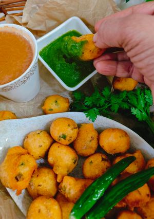 मूंग बड़ा (yellow split lentils fritters recipe in Hindi) रेसिपी मुख्य फोटो