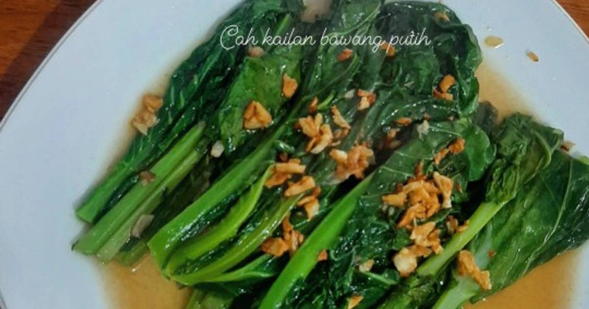 Resep Cah Kailan Bawang Putih Oleh Iva Dwivayanthi Cookpad