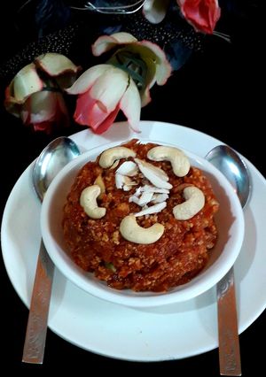 A picture of Gajar halwa.
