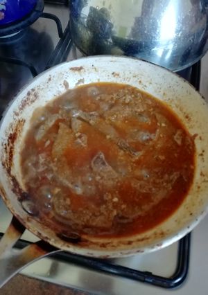 Pörkölt sertésmáj recept fotója