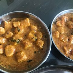 Besan ke gatte ki sabzi A picture of Besan ke gatte ki sabzi.