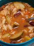 *Tomato Chicken Zucchini Orzo Soup