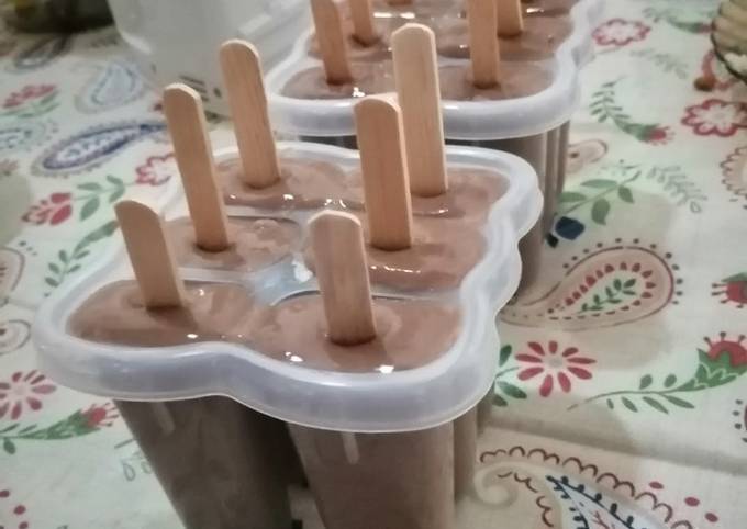 Ice cream Chocolat pop ice lembut