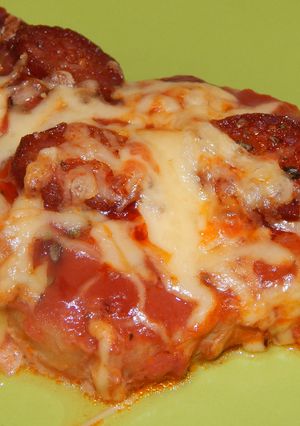 Paradicsomos-besamelmártásos karaj recept fotója