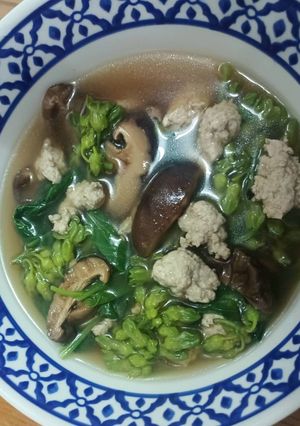 รูปของ แกงจืดดอกขจรหมูสับ