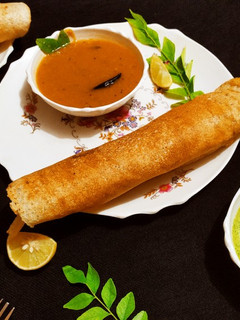 A picture of Masala Rava Dosa.