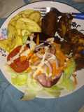 Pollo Con Camarón Empanizado Catracho