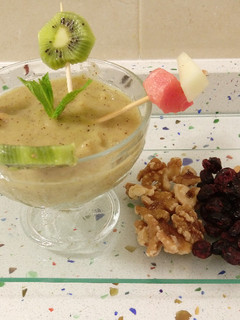 Una foto de Smoothie de horchata con frutos secos