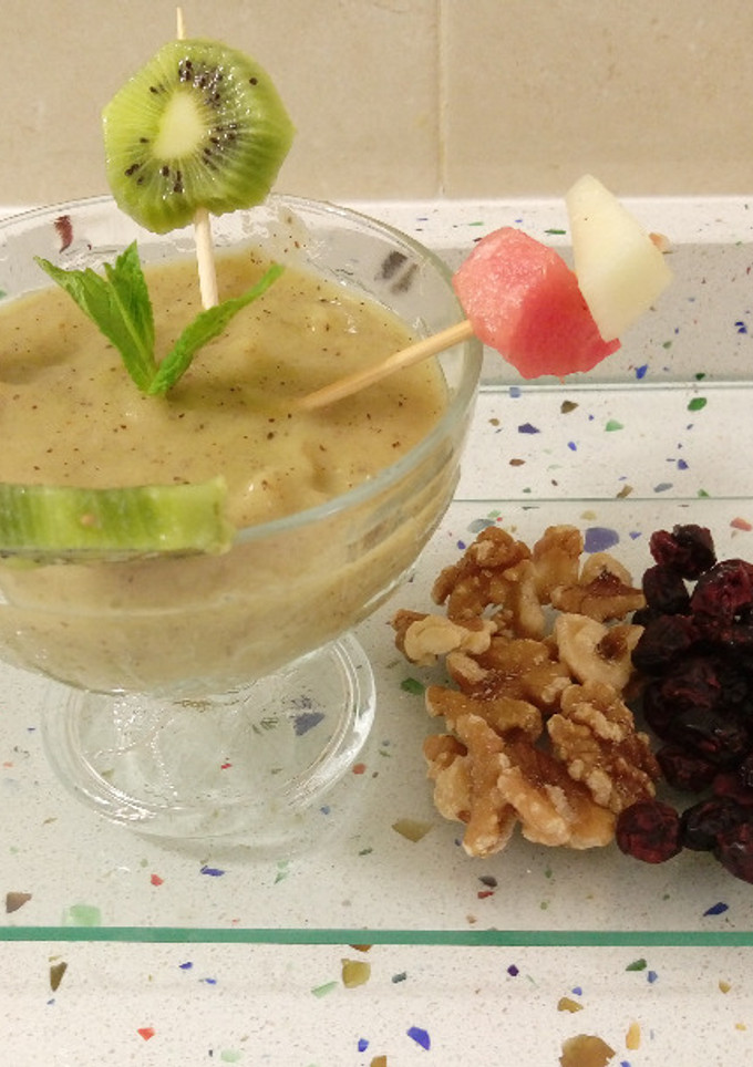 Una foto de Smoothie de horchata con frutos secos