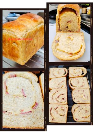 Foto resep Ham and Cheese Loaf Bread