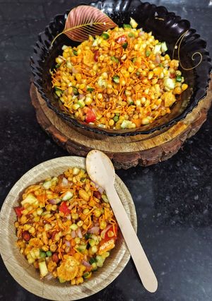 कॉर्न मैंगो चाट रेसिपी मुख्य फोटो