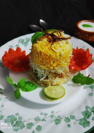 A picture of Awadhi Murgh Biryani.