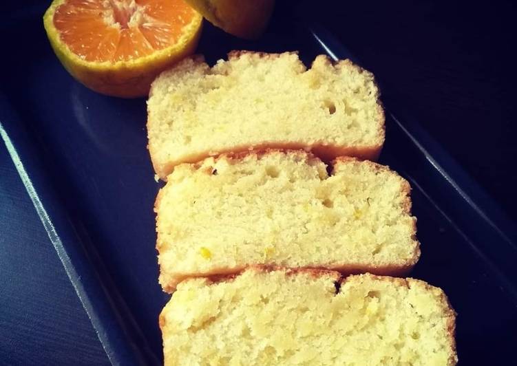 Simple Way to Make Perfect Eggless Orange Cake