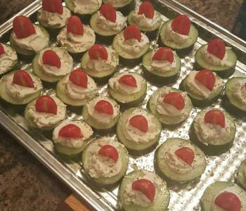 Easy Make Recipe Cream cheese cucumber cups Delicious Perfect