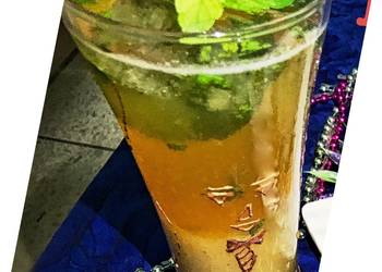 Ultimate Serving Recipe Wood apple mint cooler Practical Delicious