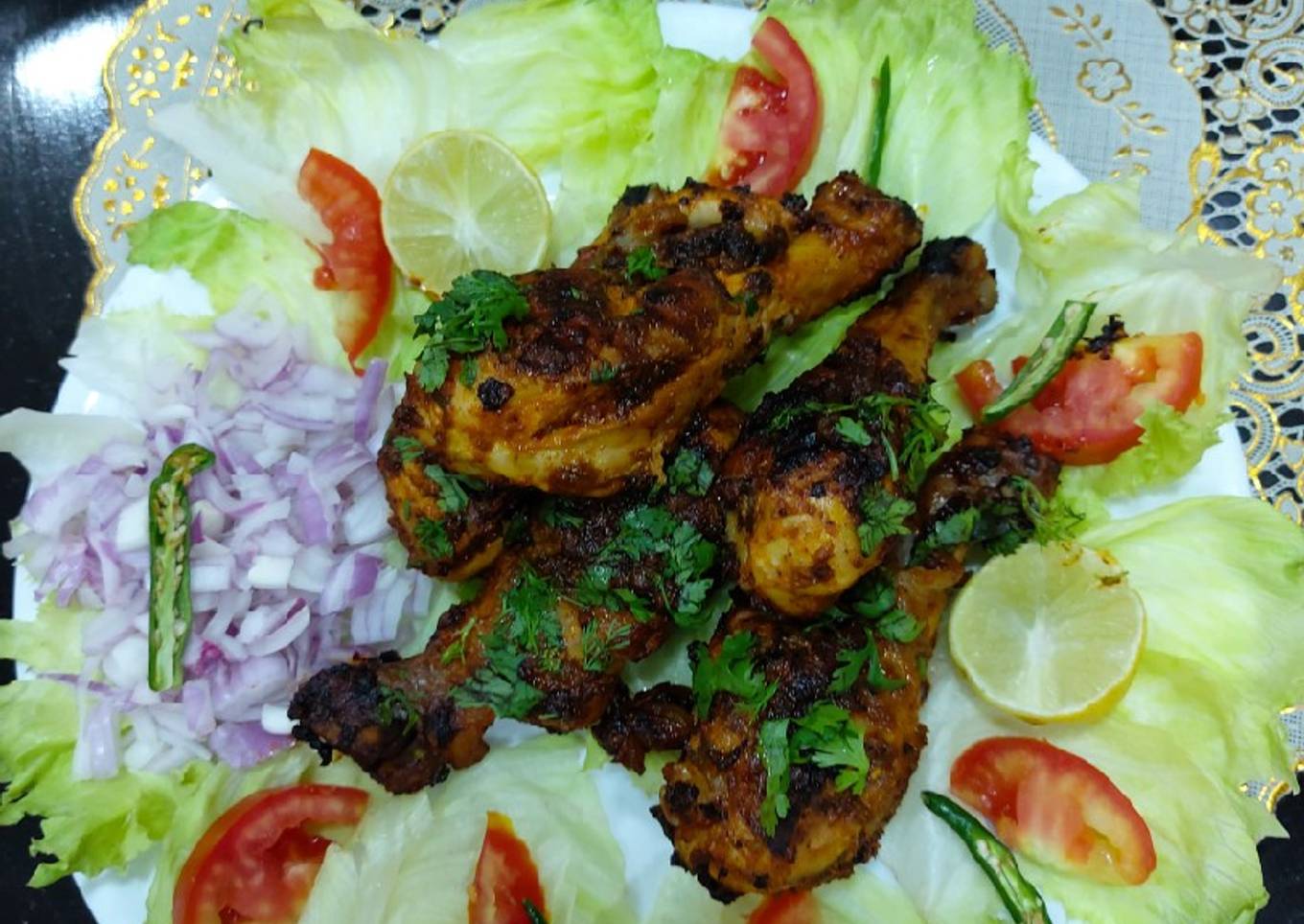Pery pery grilled chicken with sauce
