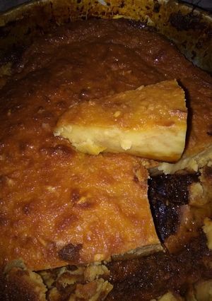 Una foto de Budín de pan con flan de vainilla 🤤