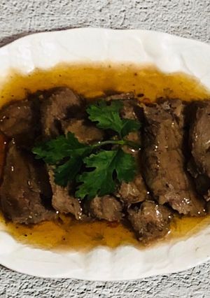 Hình của món Beefsteak sốt tiêu đen_ăn dặm.