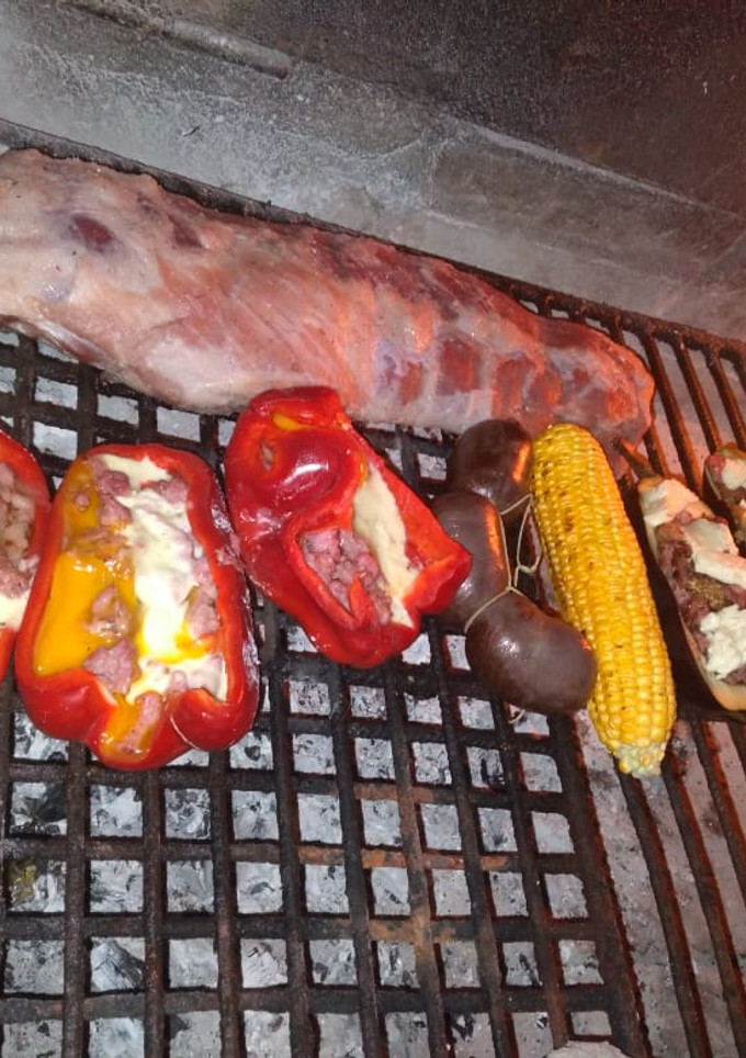 Una foto de Costillas de cerdo con verduras